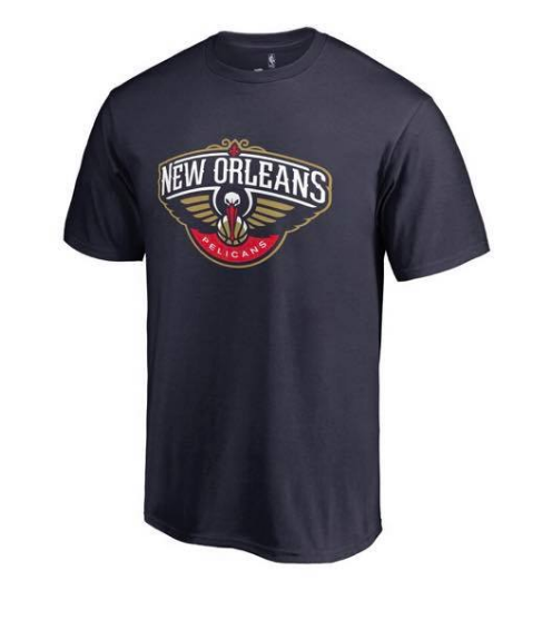 Men's New Orleans Pelicans 2019 Navy NBA T-shirt
